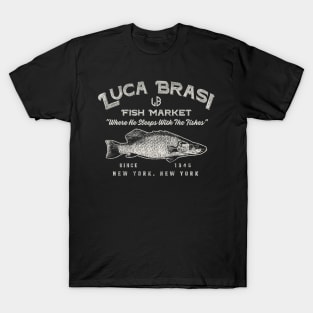 Luca Brasi Fish Market Worn Dks T-Shirt